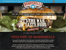 Tablet Screenshot of bombshellsdallas.com